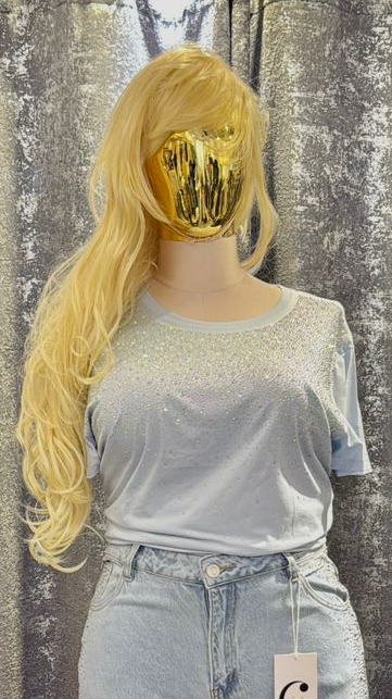 BLUSA CURVY CON BRILLOS