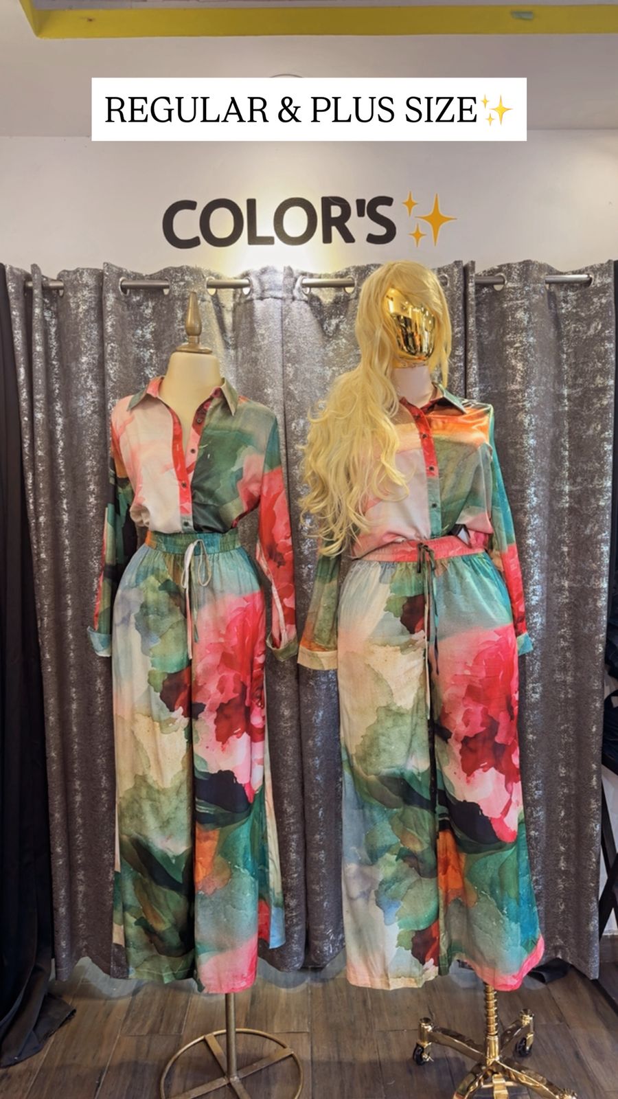 FLORAL PANT SET