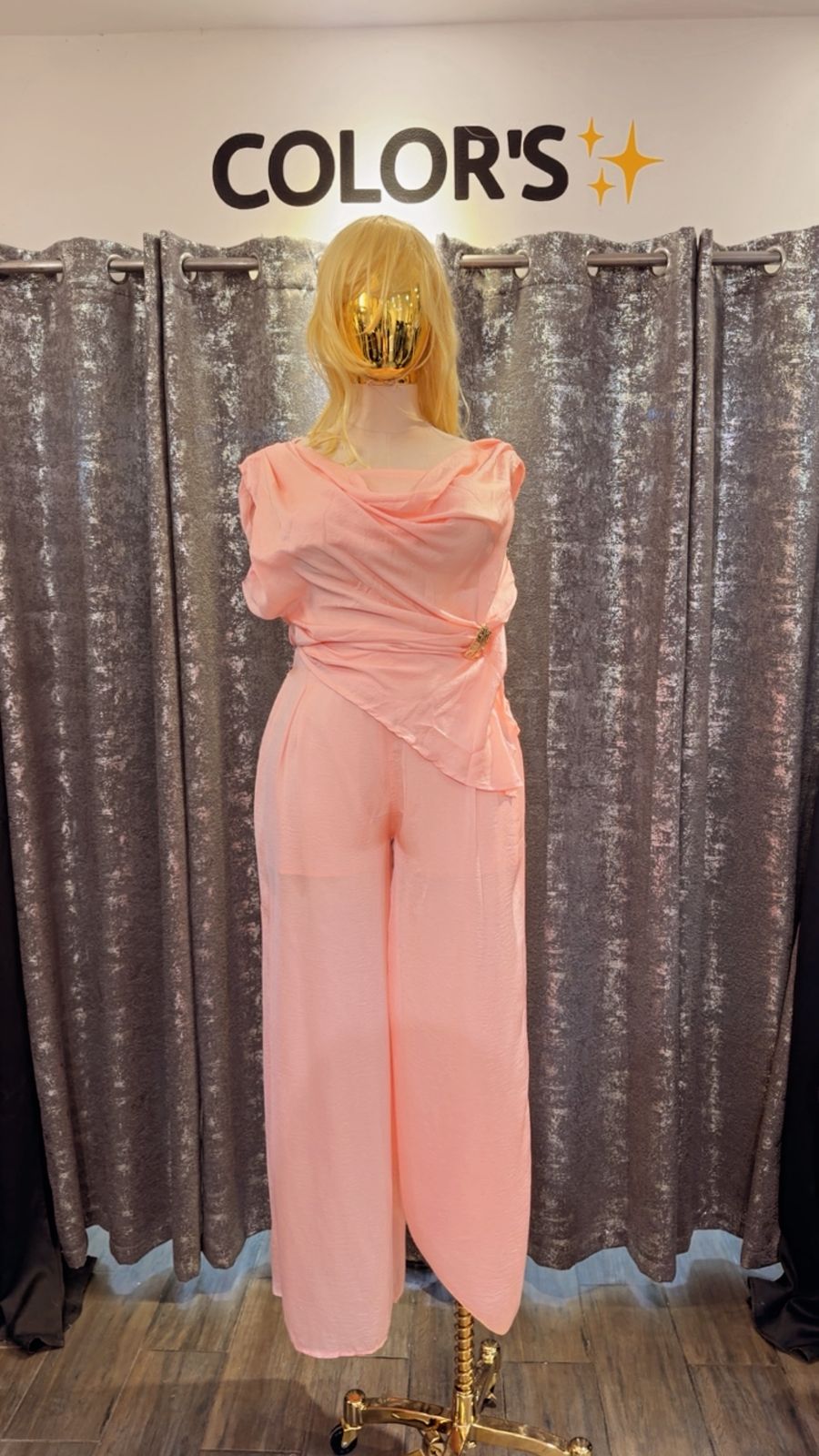 CONJUNTO DE PANTALÓN CURVY DE GASA