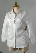 CAMISA DE MEZCLILLA PLUS EN VARIOS COLORES