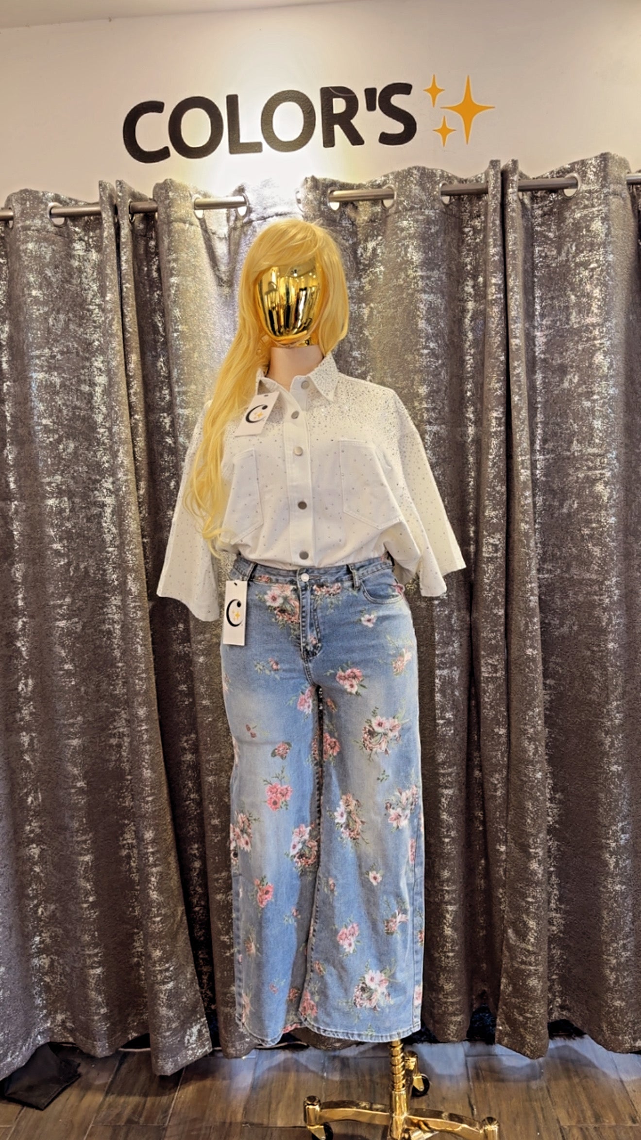 CAMISA TALLAS EXTRAS BRILLOS