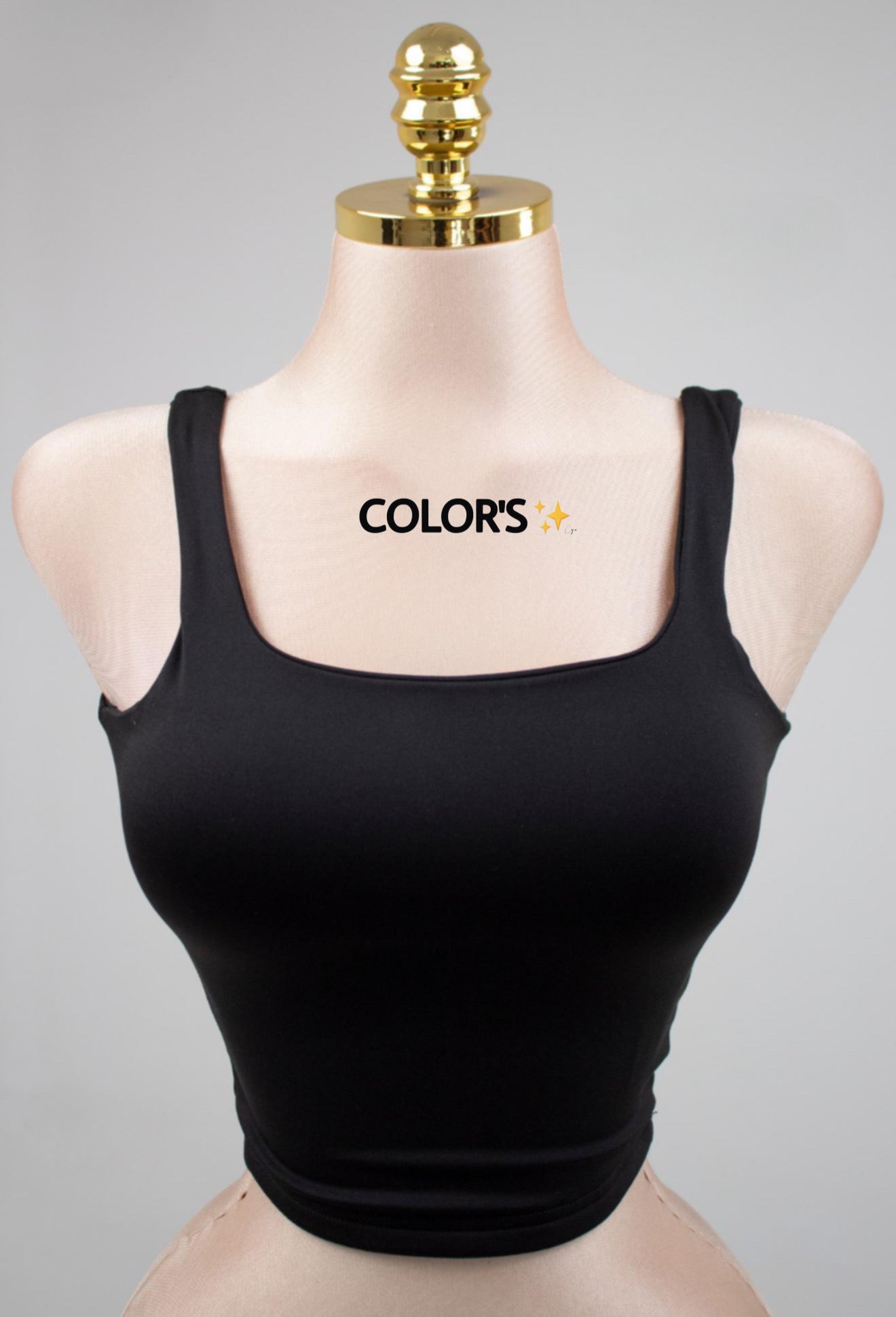 CROP TOP CON TIRANTE GRUESO