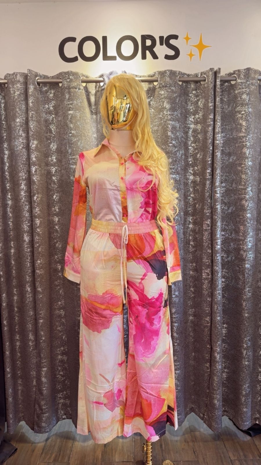 FLORAL PANT SET