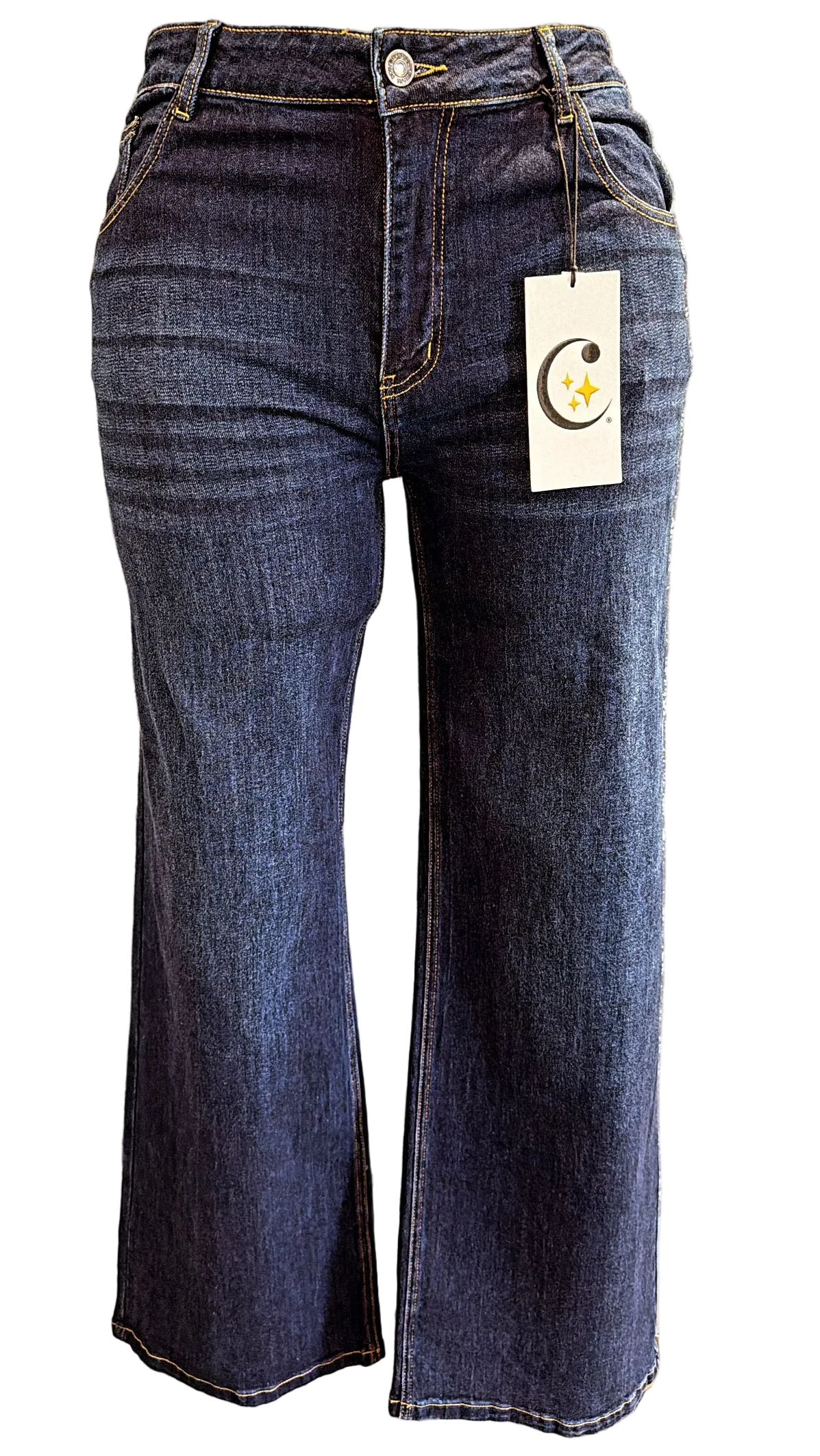 PANTALÓN RECTO TALLA GRANDE OSCURO