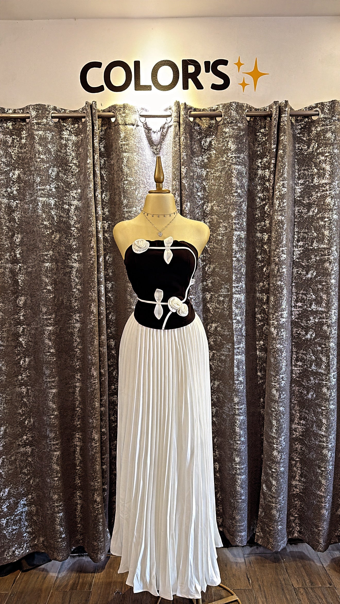 SET DE DE TOP CON TABLONES Y CORSET REGULAR