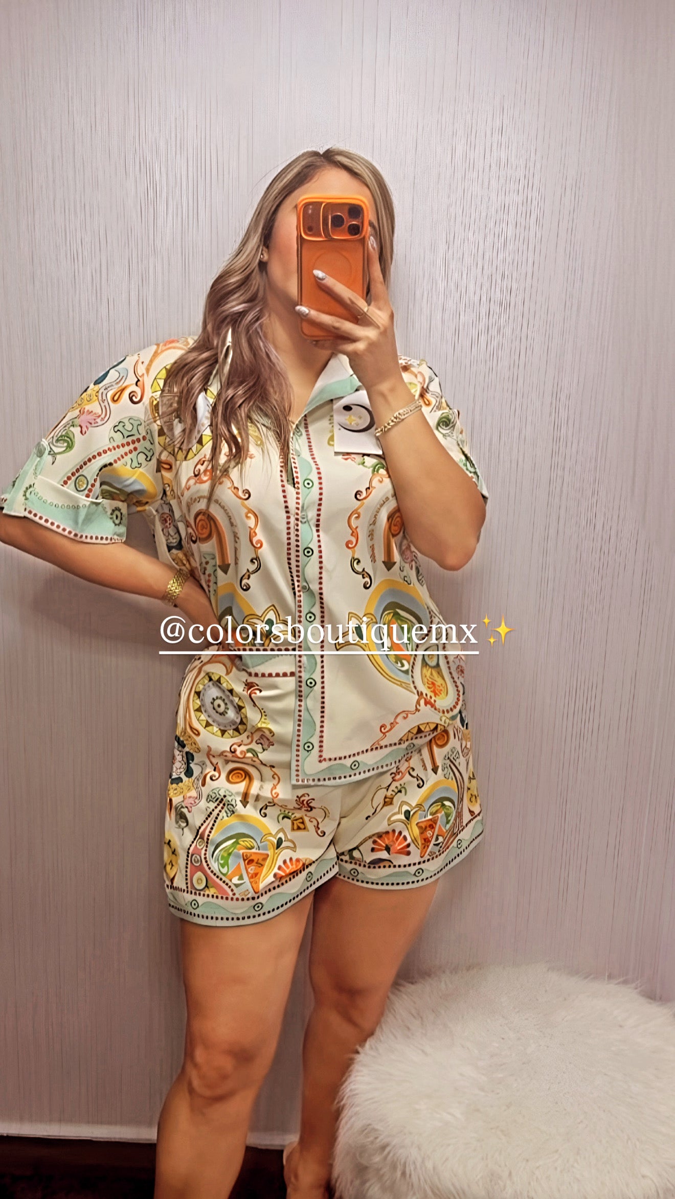 CONJUNTO PLUS ESTAMPADO FLORAL