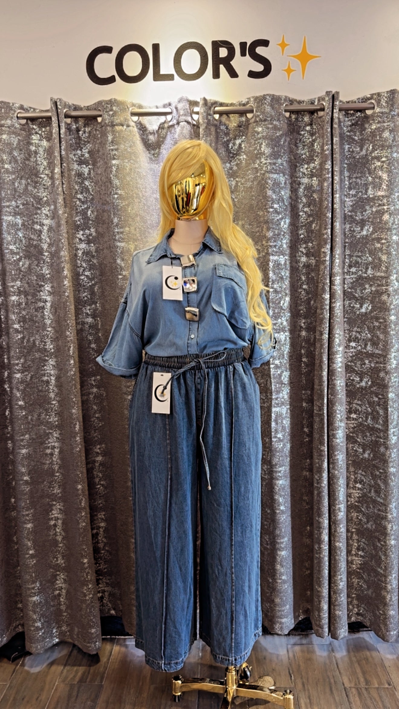SET PLUS DENIM 2 PIEZAS