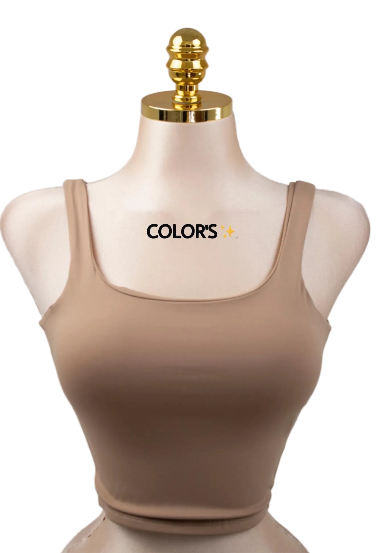 CROP TOP CON TIRANTE GRUESO