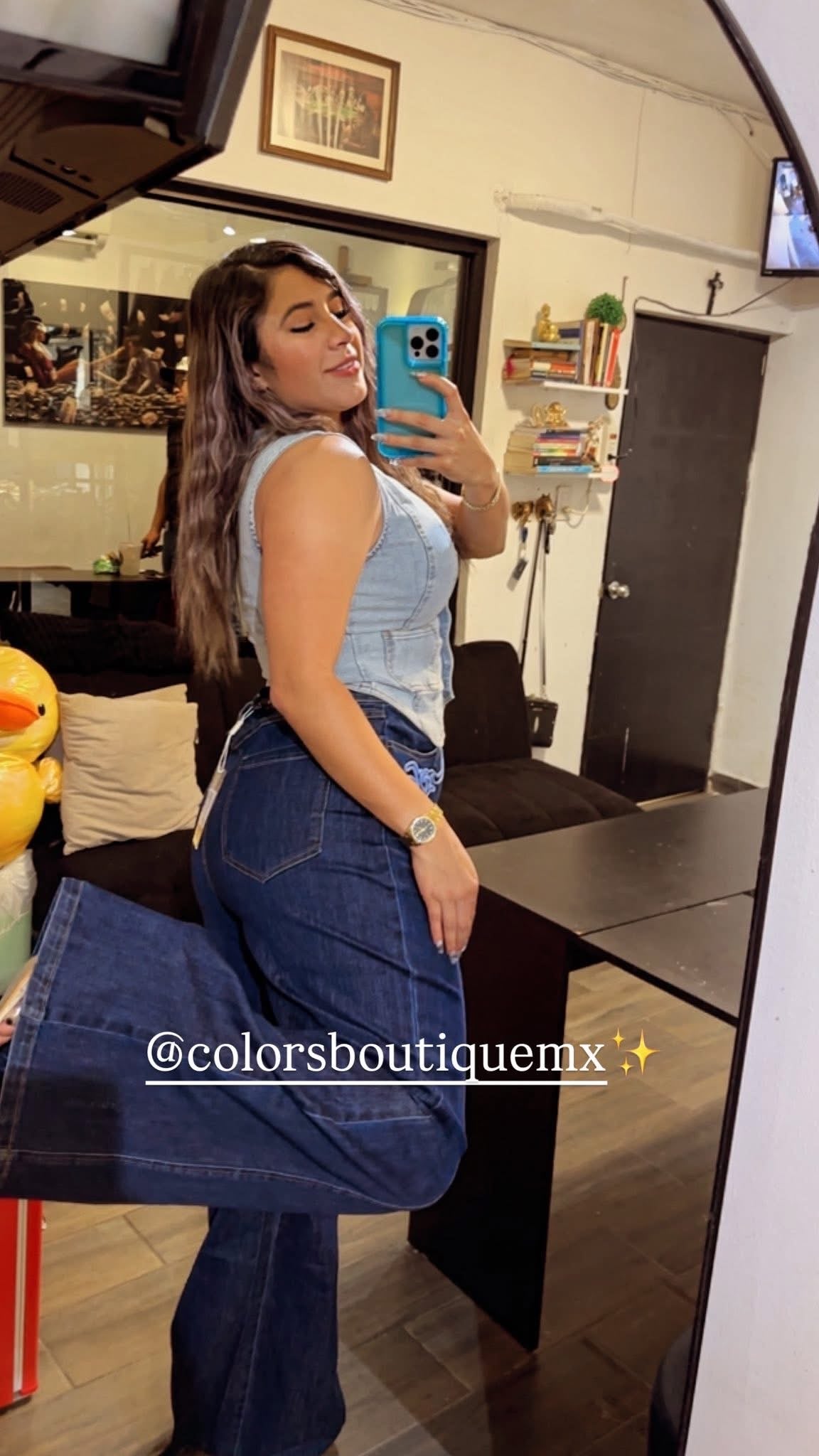 PANTALÓN CURVY DETALLES BORDADOS