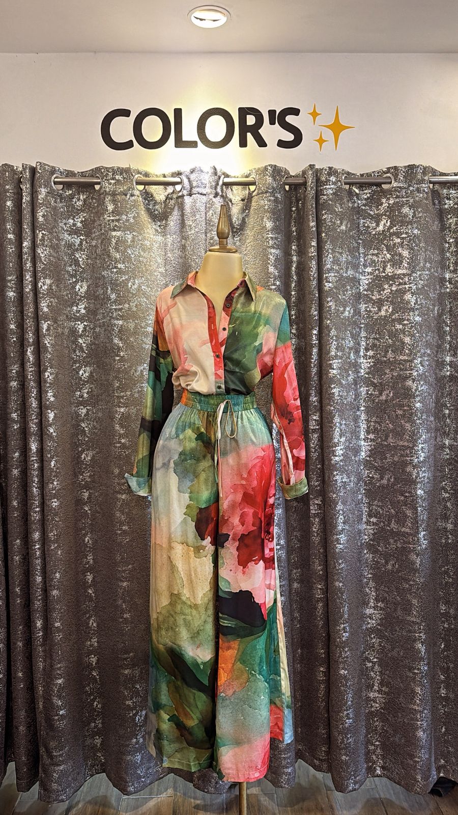 FLORAL PANT SET