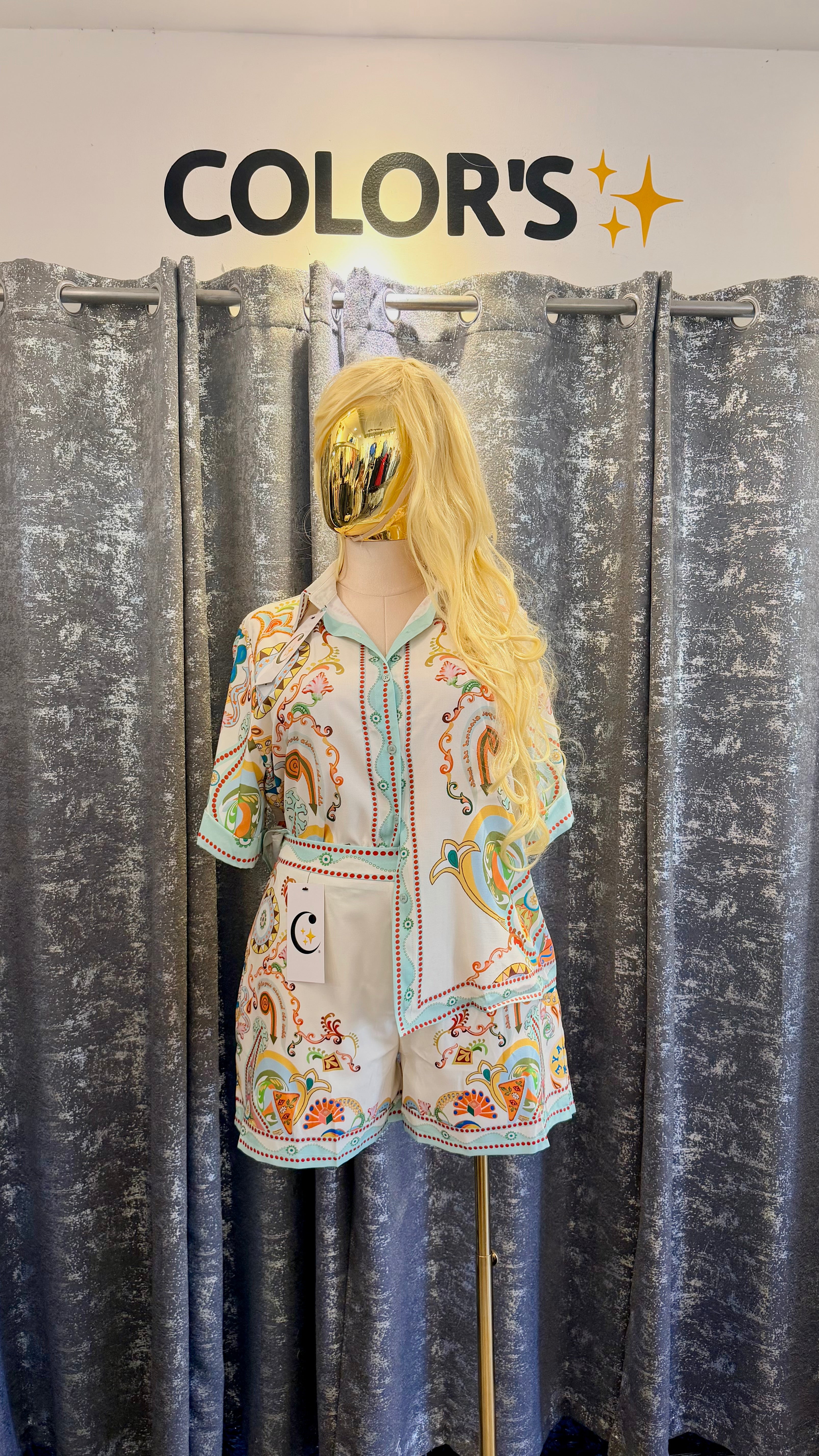 CONJUNTO PLUS ESTAMPADO FLORAL
