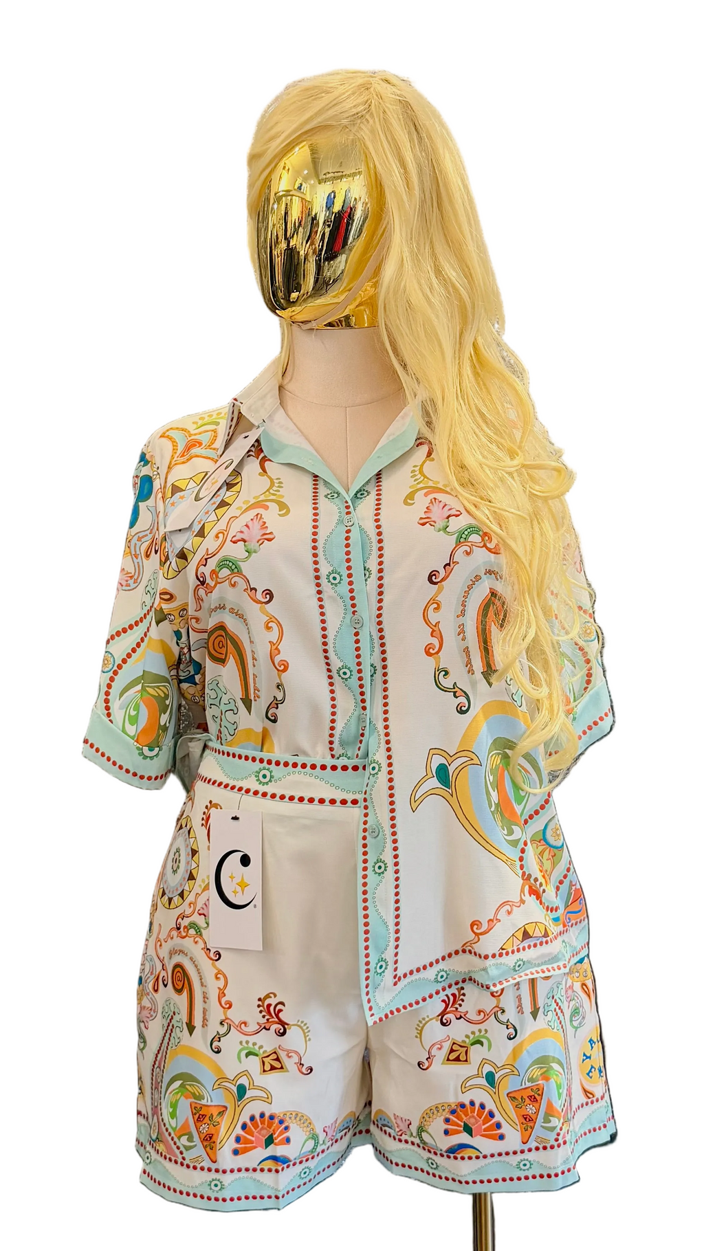 CONJUNTO PLUS ESTAMPADO FLORAL