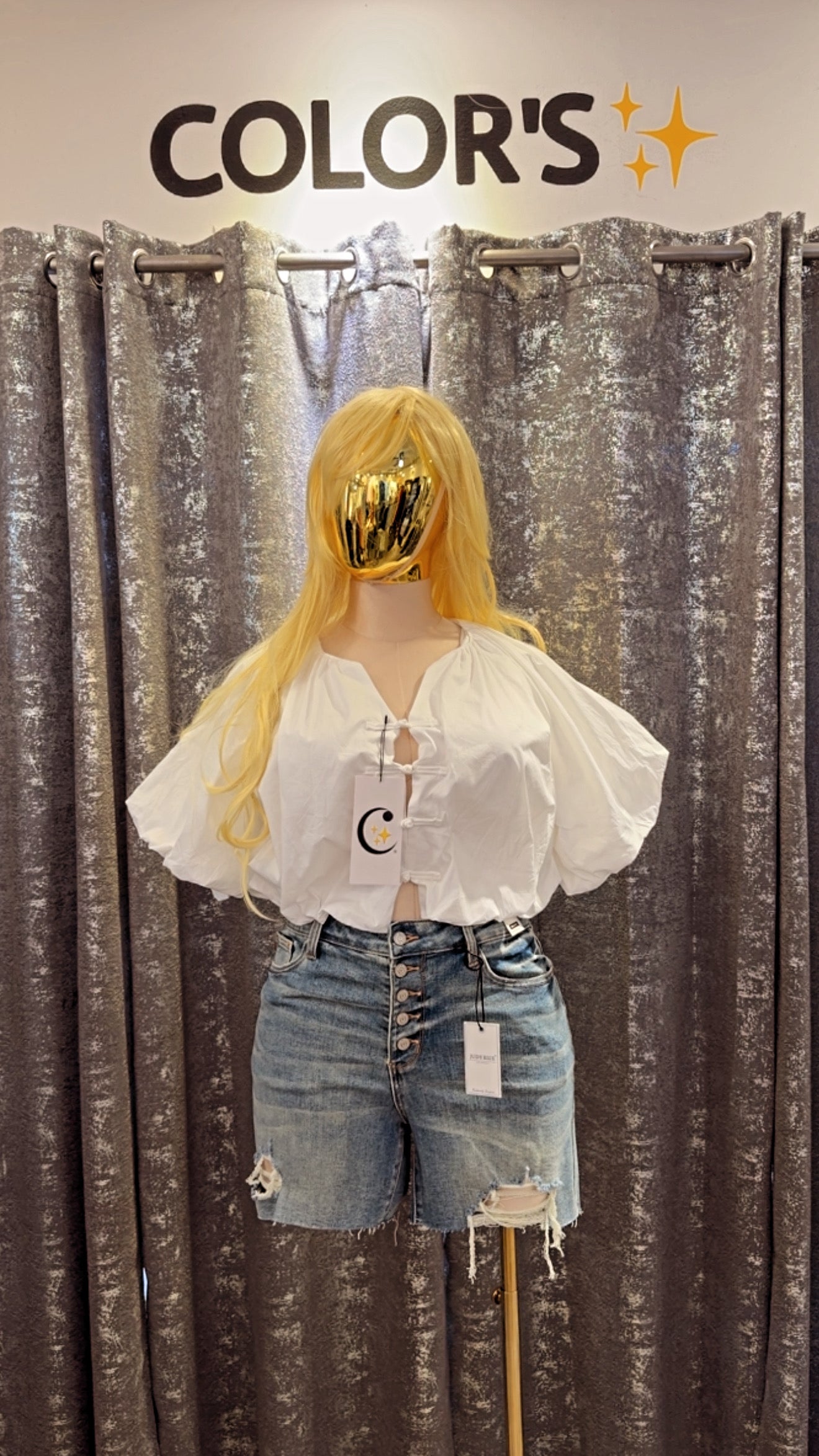 SHORT TALLAS EXTRAS BOTONES