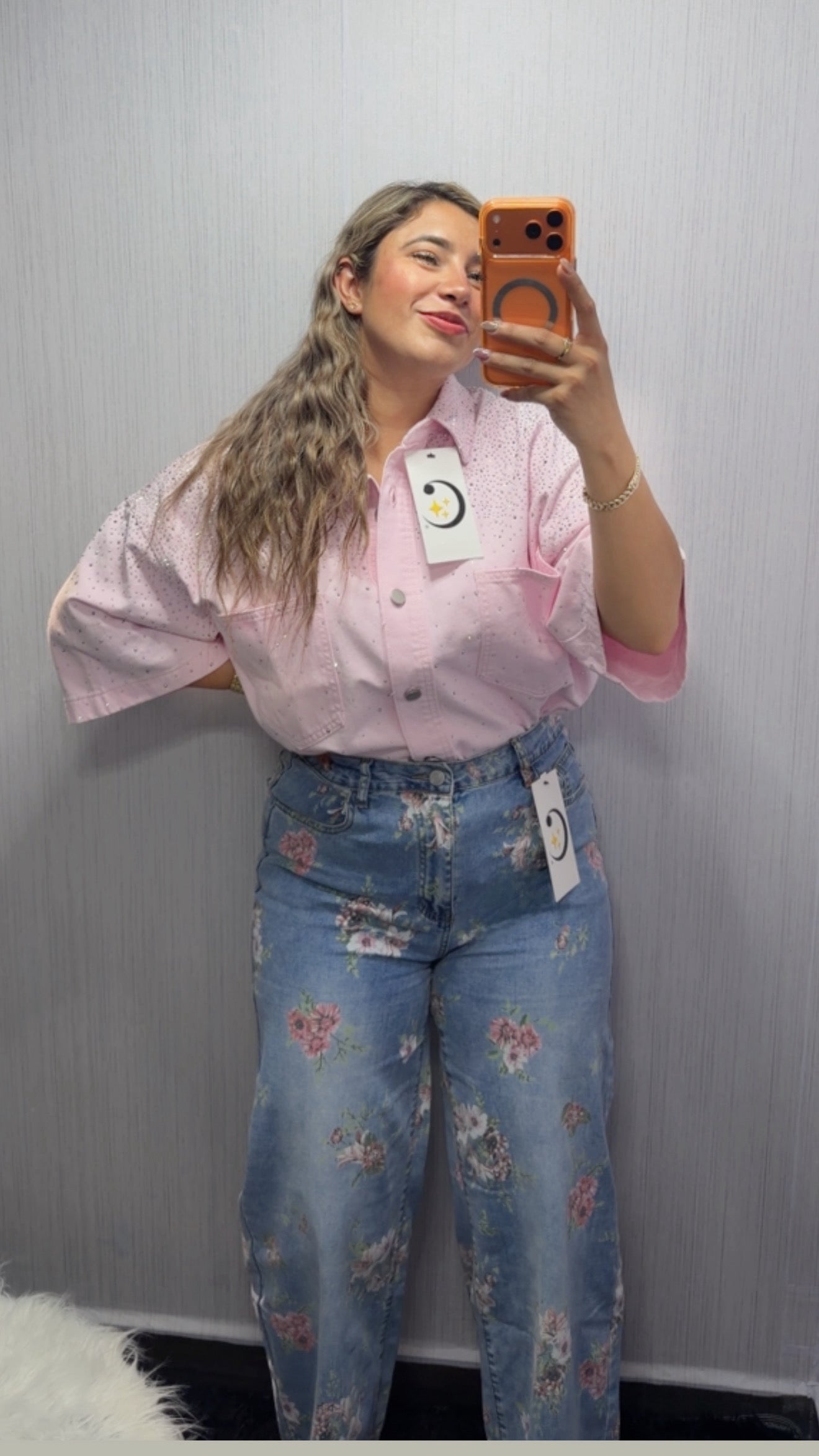 CAMISA TALLAS EXTRAS BRILLOS