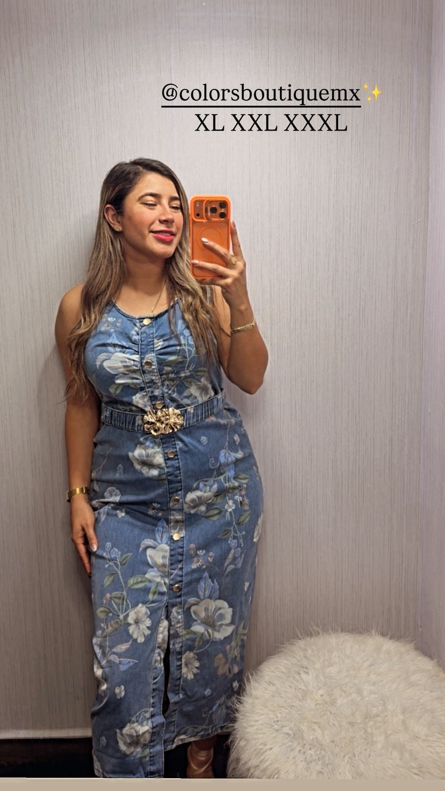 VESTIDO VAQUERO FLORAL