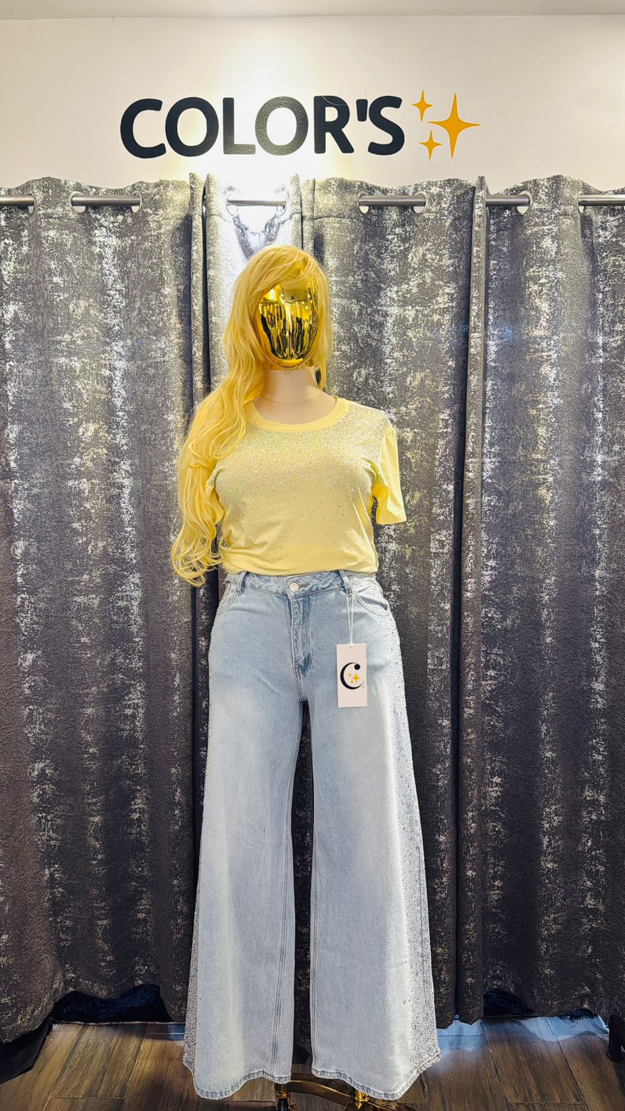 BLUSA CURVY CON BRILLOS