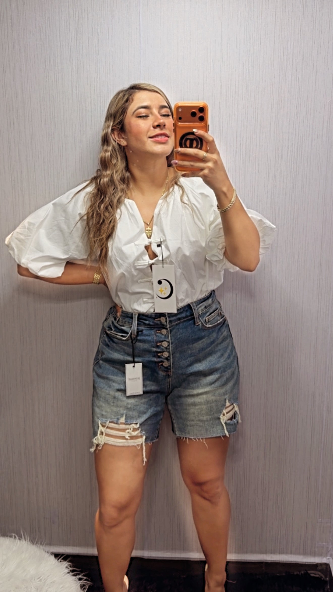 SHORT TALLAS EXTRAS BOTONES