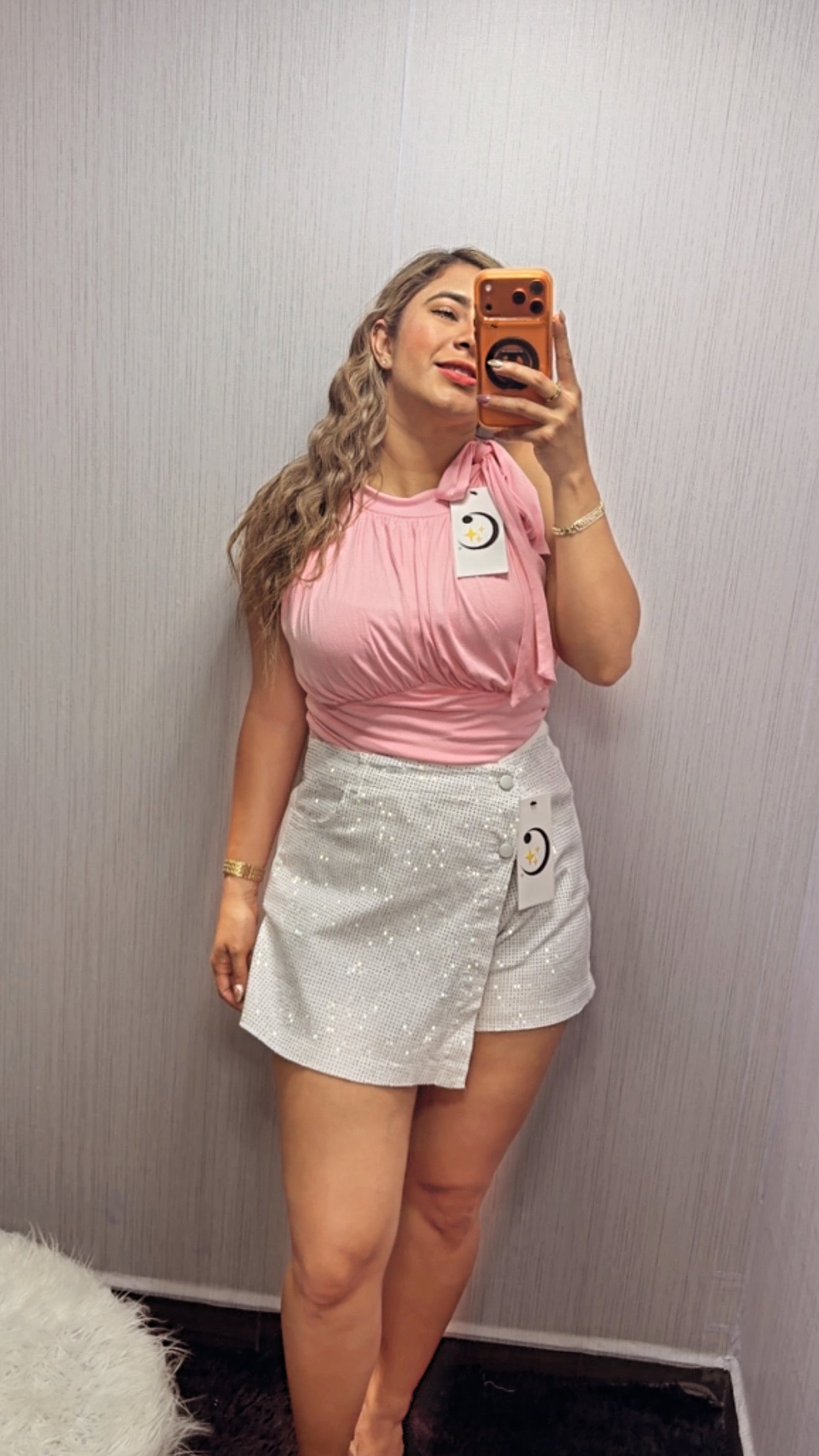 SHORT FALDA TALLAS EXTRAS BRILLOS