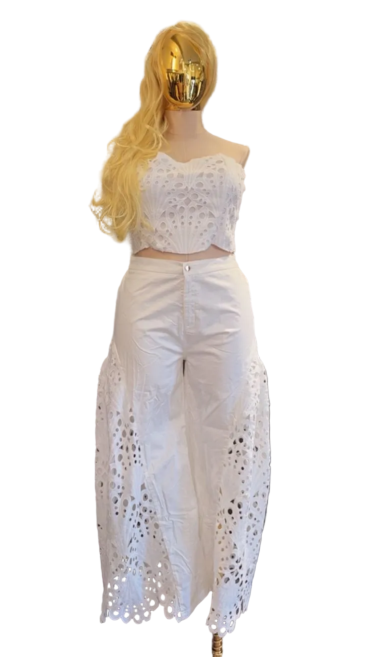 EMBROIDERED STYLE TOP SET