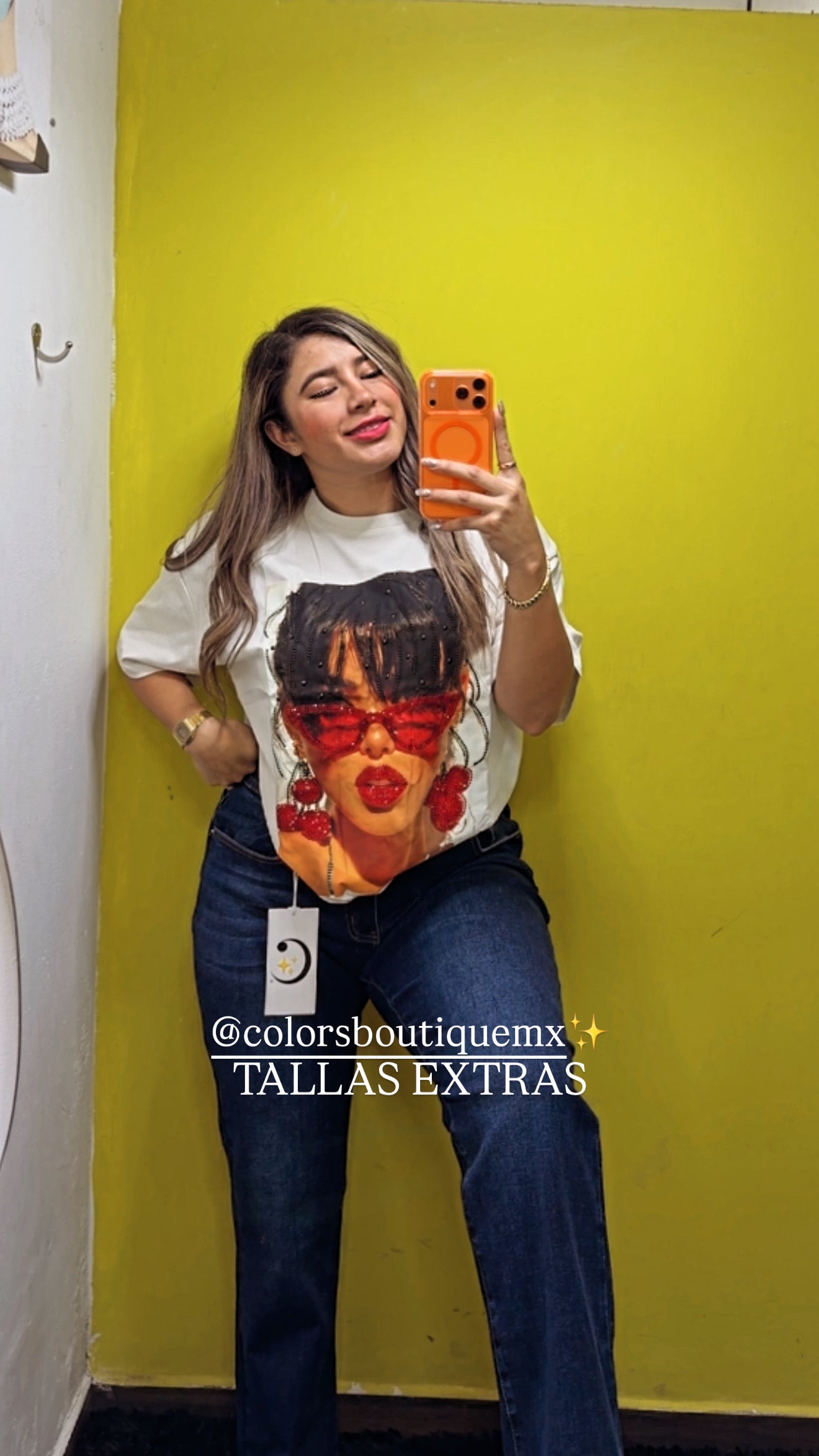 Blusa Curvy Lentes y Cerezas c/cristales🍒✨