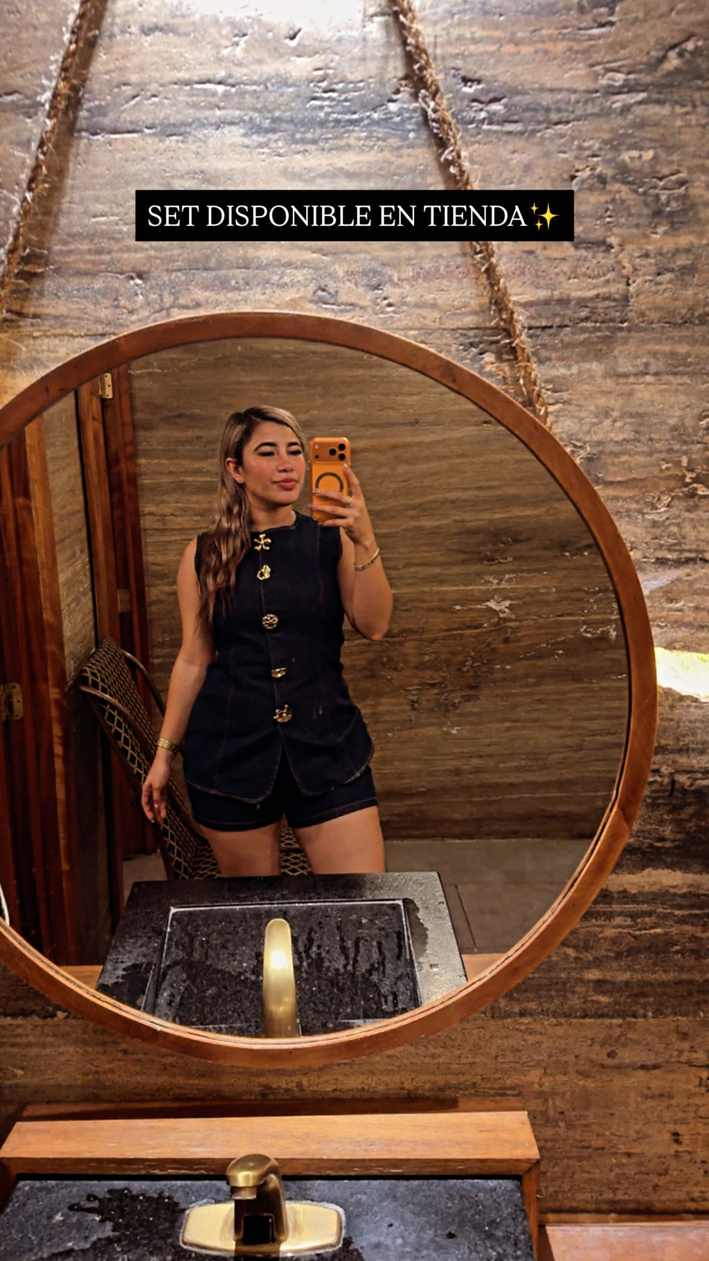 CONJUNTO DE SHORT DE MEZCLILLA