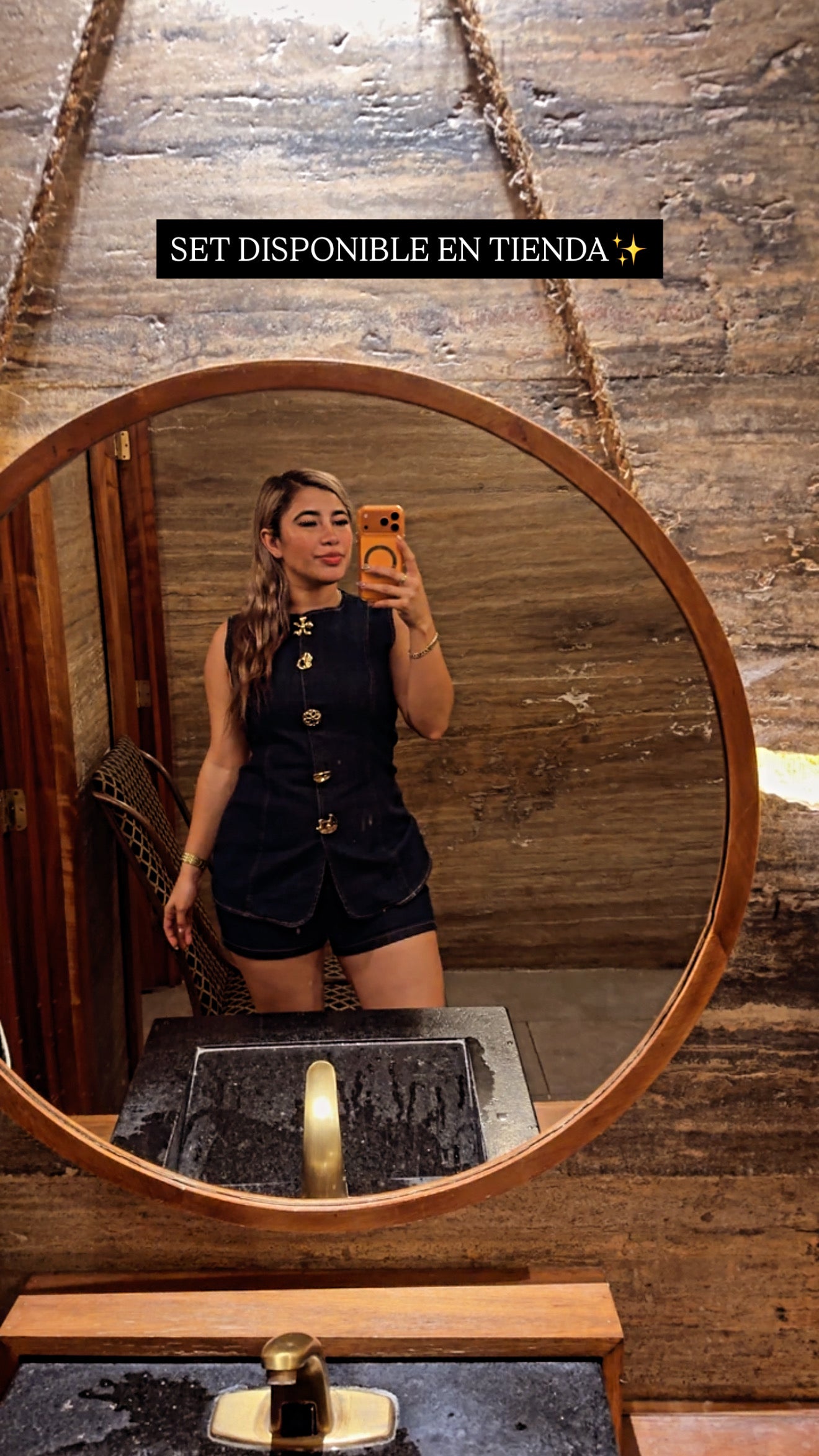 CONJUNTO DE SHORT DE MEZCLILLA