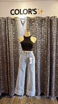CROP TOP CON BRILLOS