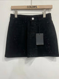 FALDA NEGRA PLUS CON BRILLOS