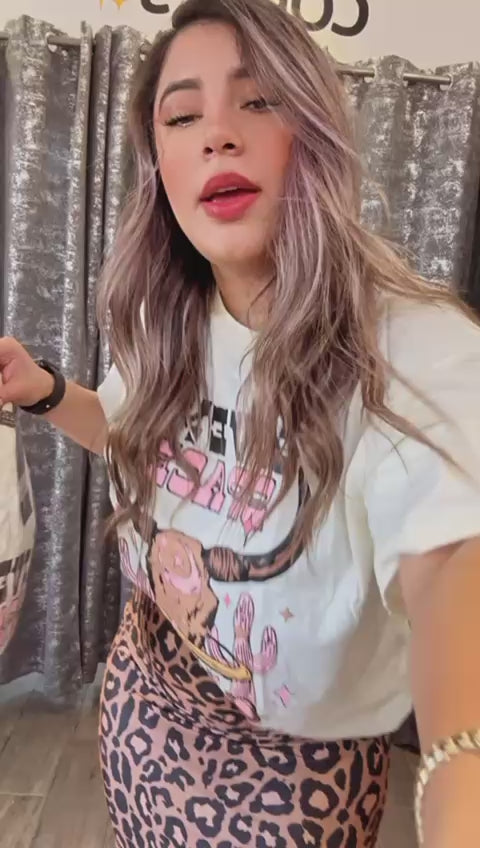 CAMISETA TALLA ÚNICA ESTILO VAQUERO