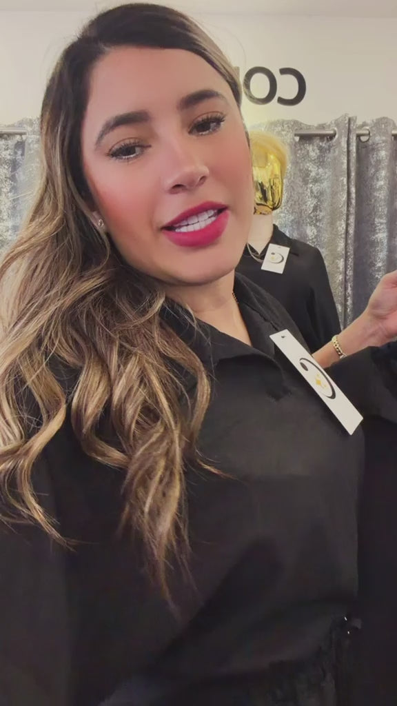 PLUS SIZE SHORT AND COLLARED SHIRT SET