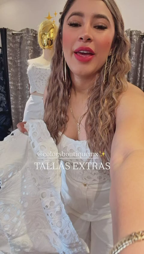 EMBROIDERED STYLE TOP SET
