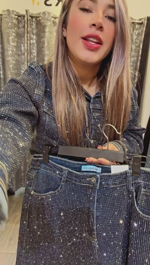 PANTALONES DE TALLAS GRANDES LLENOS DE BRILLO